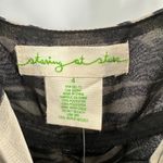 Anthropologie NWT  Black Tribal Print V-Neck Lined Casual Tank Dress Size 4 Photo 8