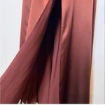 Reformation 100% silk Melina Brown Dress NEW Photo 5