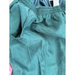 ZARA  Women's Plus‎ Green Silk Dress Pants Vintage Casual Photo 3