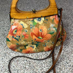 Patricia Nash Mirabella Small Floral Leather Frame Bag Multicolor Photo 0