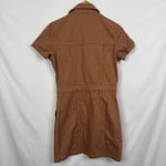 PacSun  Womens Brown Denim Button Front Utility Dress Size S Photo 4