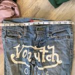 Von Dutch hand painted  logo graphic jeans Photo 2