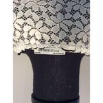 ZARA  Trafaluc Small Floral Lace Overshirt Short Sleeve White Black Romantic Photo 2