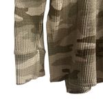 American Eagle  Women's Camo Long Sleeve Waffle Knit Thermal Top M Photo 2