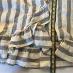 Anthropologie Listicle Striped One Shoulder Pullover DRESS Ruffles medium Photo 8