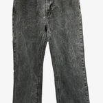 Nasty Gal Black Hi Rise Raw Hem Jeans Sz 10 Photo 0