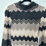 Missoni M  Zig Zag Long Sleeve Backless Dress Brown Black NWT Photo 1