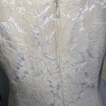 Eliza J  Cream Lace Overlay 3/4 Sleeves Sweetheart Special Event Dress Size 2 Photo 9