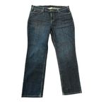 Duluth Women's Straight Leg Jeans Size 16 Blue Denim Classic Style inseam 29 Photo 4