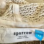Sparrow Anthropologie ivory hooded sweater Size XS Photo 5