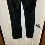 Takara  Black Windowpane Plaid Print Trousers size 7 Photo 6