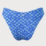 BERLOOK Blue Plaid Jacquard Underwire Bikini Top AND BOT 12 Photo 10