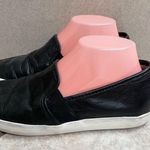 Frye Ivy Black Pewter Leather Slip On Women’s 7.5 Sneakers Comfort Pre owned Photo 2