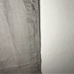 Sandro  Taupe 100% Linen Trouser Straight Leg Pants Photo 3