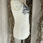 Apt. 9  Women’s‎ Small White Sequin Tank Top - Glam Chic Style Floral  Festival Photo 1