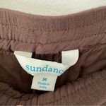 Sundance  Le Meridien Brown Embroidery Crop Pants Tassels size medium Photo 4