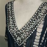 Boston Proper New Women's Debbie Katz South Beach Silk Beaded Kraftan Swimsuit Beach Coverup Photo 2