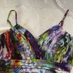 Decode 1.8 lavender Floral Spaghetti Strap Gown sz 2 Photo 7