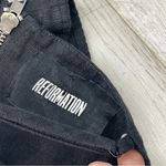 Reformation Linen Tank clayten corset crop womens Black (size 2) going out party Photo 1