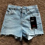 Levi's NWT Levi’s Stretch Ribcage Super High Rise Denim Shorts Photo 0