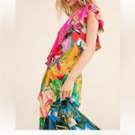 Farm Rio  Mixed Flowery Ruffle One Sholder dress size XS Photo 1