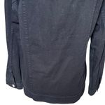 PacSun Women’s Distressed Denim Black Jacket Size XS/S Cotton Button Front Photo 5