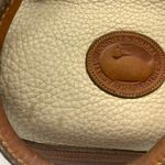 Dooney & Bourke white pebbled leather vintage tote bag Photo 3