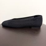 Vivaia Black Margot Open Knit Square Toe V Cut Opening Slip On Flats 40.5 9 9.5 Photo 1