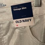 Old Navy 🛸🛸🛸BOGOHO 🛸🛸🛸 Women's Silver Metallic Jeans-12 Photo 5