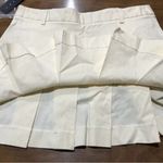 Theory Bergdorf Goodman Pale Yellow Striped Short Tennis Skirt NWT Size 0 Photo 2