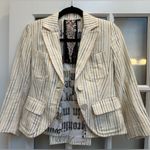 L.A.M.B. Vintage Y2K Punk Grunge Ska Striped Blazer Jacket Gwen Stefani Size 2 Photo 0
