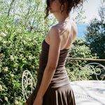 With Jean Dress Brown Size XS Photo 1