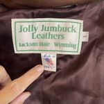Jolly Lumbuck Leather Jacket Womens Size Xs Brown Zip Up Jackson Hole Wyoming Photo 10