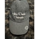 Harley Davidson Harley-Davidson Ball Cap Hat, Black, Adjustable Strap with Metal Clasp Photo 1
