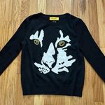 St. John Yellow Label Black Knit Sweater 3/4 Sleeve Sz P or 2 Photo 0