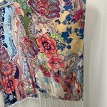 Women's Boho Paisley Fringe Western Shawl Festival Nashville‎ Pink Photo 1