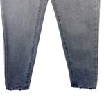 Princess Polly Zaiden Straight Leg High Rise Washed Black Denim Jeans US 6 Photo 7