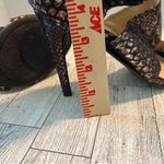 Jessica Simpson Elsbeth Silver/Bronze Open Toe Heels US 8 M Metallic Photo 7