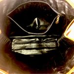 Salvatore Ferragamo  Jungle Coated Canvas Leather Shoulder Strap Tote Lined Bag Photo 12