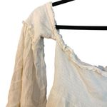 Ecote  Women's Elora Cream Off the Shoulder Smocked Tunic Photo 6