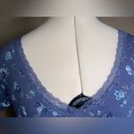 Cut & Paste Womens Blue Short Sleeve V Photo 11