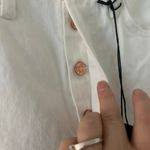 Edwin Women's Hana Classic Straight Crop Denim Jean White Noise 30 New with Flaw Photo 3