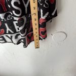 Mishca Dress Y2k City Small Black White Red Long Sleeve Lace‎ Yes Print Dress Photo 5