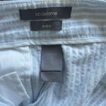 Liz Claiborne  Women's White Pinstripe Straight Leg Pants Photo 3