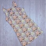 ZARA  trafaluc gold and brown warm tone paisley dress sleeveless short dress sm Photo 2