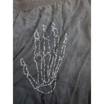 PINK - Victoria's Secret  Black Boxer Shorts Skeleton Hands Women's Large Photo 4