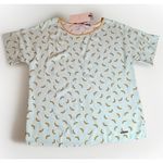 Nümph Carleigh Blouse Women’s Small Mint Banana Print Top NWT Whimsy Cute Tee Green Photo 0