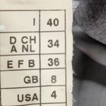 Versione Longline Trench Suit Jacket Womens 4 Gray Wool Lightweight Career Italy Photo 13