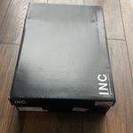 INC boots woman black zipper EVERETT ZIPPER OUTDOOR RAIN heeled BOOT New Size 10 Photo 1