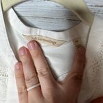 Soft Surroundings  Sample Piece Mother Of Pearl Button Lace Model Oversized XS Photo 3